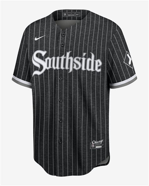 chicago white sox nike black 2021 city connect replica jersey|white sox city connect jersey.